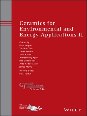 cover image of Ceramics for Environmental and Energy Applications II